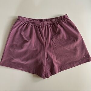 Nike Women's Purple Lined Athletic Shorts